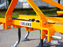 7 tind kultivator bredde 140cm til jordforberedelse og fjernelse af ukrudt mod de 140 7