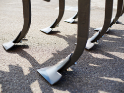 7 tinde kultivator med gåsefod skær arbejdsbredde 165cm kultivator for traktor mod de 165 7 v