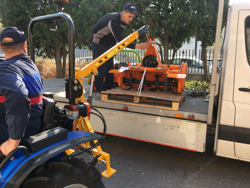 hydraulisk kran for små traktorer el 200