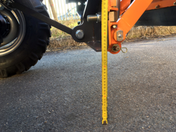 frontal sne blad med universel plade til traktor ln 220 a