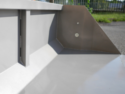 manual transport skovl med dump for traktor prm 200 h