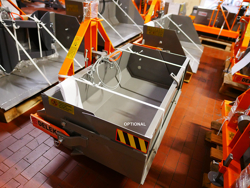 manual transport skovl med dump for traktor prm 200 h