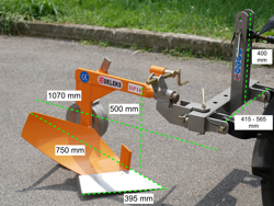 single plov til traktorer som kubota eller iseki dp 16