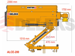 beitepusser tung kantklipper for traktorer alce 200