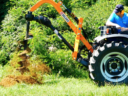jordbor for traktor med hydraulisk system l 50h