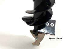 ekstra spids 10 cm til jordbor med knive