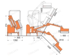 arm klipper til traktor airone 60