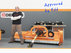 slagleklipperen betepusder med justerbar sideforskydning for traktorer toro 220