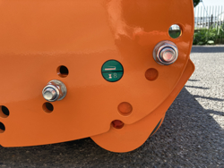 slagleklipperen betepusder med justerbar sideforskydning for traktorer toro 220