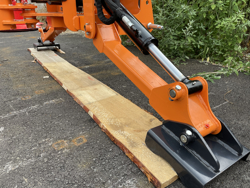 universal bagmontered rendegraver med skovl til traktor mod drs 2000