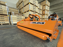 slagleklipper med hydraulisk sideforskydelse på traktorer mod jaguar 170