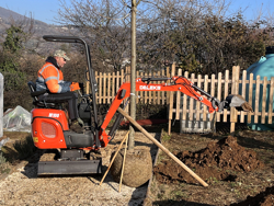 mini gravemaskine 1 ton m100