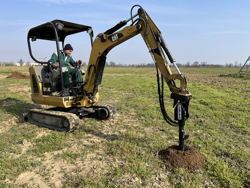 hydraulisk jordbor til gravemaskiner grhd