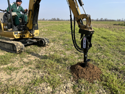 hydraulisk jordbor til gravemaskiner grhd