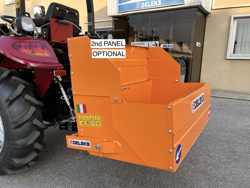 manual transport skovl med dump for traktor bucket 140 l