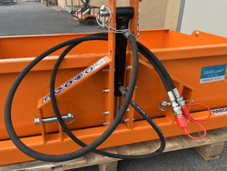 manual transport skovl med dump for traktor bucket 140 h