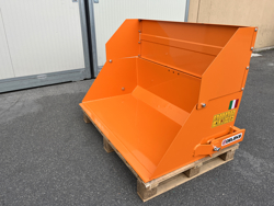 manual transport skovl med dump for traktor bucket 140 h l