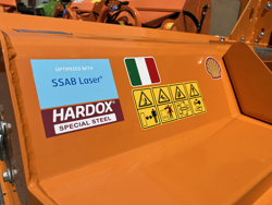 slagleklipper med hydraulisk sideforskyvning leopard 180 sph