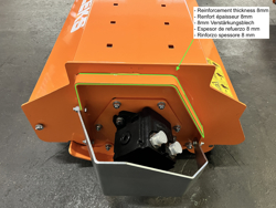 slagleklipper til mini gravemaskine 120cm hydraulisk kratknuser mod arm 120