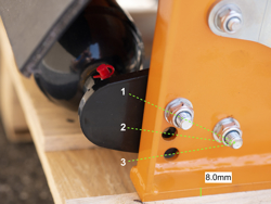 slagleklipper til mini gravemaskine 100cm hydraulisk kratknuser mod ar 100