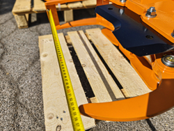 hydraulisk skovklo greb til minigraver model cf 10