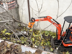 hydraulisk skovklo greb til minigraver model cf 10