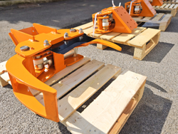 hydraulisk skovklo greb til minigraver model cf 10