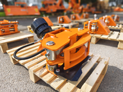 hydraulisk skovklo greb til minigraver model cf 10r