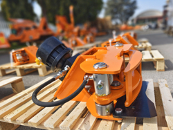 hydraulisk skovklo greb til minigraver model cf 10r