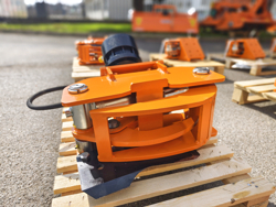 hydraulisk skovklo greb til minigraver model cf 10r