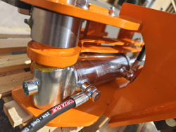 hydraulisk skovklo greb til minigraver model cf 10r