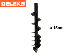 ekstra spids 15 cm til jordbor med knive