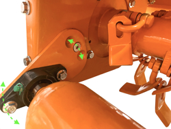 slagleklipper til mini gravemaskine 60cm hydraulisk kratknuser mod ars 60