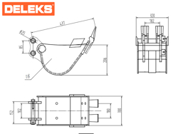 skovl til mini gravemaskin 300 s100