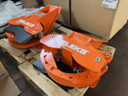 hydraulisk skovklo greb til minigraver model cf 11