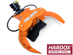 hydraulisk skovklo greb til minigraver model cf 11r