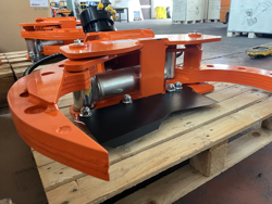 hydraulisk skovklo greb til minigraver model cf 11r