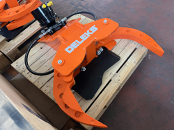 hydraulisk skovklo greb til minigraver model cf 11r