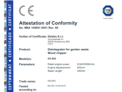 professionel flishugger bio kompostkværn dk 800 honda