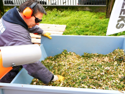 professionel flishugger bio kompostkværn dk 800 honda