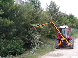 hydraulisk gren og hækkeklipper til traktor falco