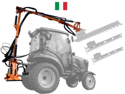hydraulisk gren og hækkeklipper til traktor falco h