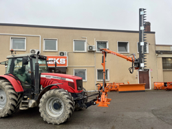 hydraulisk gren og hækkeklipper til traktor falco h