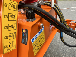 hydraulisk gren og hækkeklipper til traktor falco h