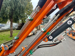 hydraulisk gren og hækkeklipper til traktor falco h