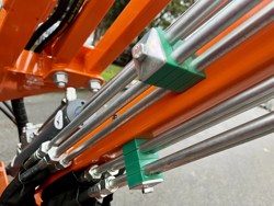 hydraulisk gren og hækkeklipper til traktor falco h