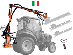 hydraulisk gren og hækkeklipper til traktor falco hw