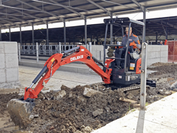 mini gravemaskine 1.8 ton s180