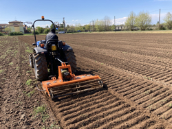 rotorharve med rorvalse for traktorer kr 210