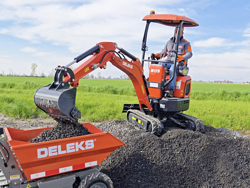 mini gravemaskine 1 ton m120